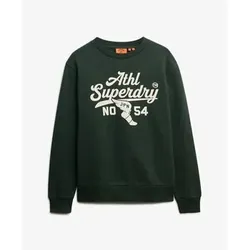 Superdry  Sweatshirt Sweatshirt  Athletic Relaxed  in Grün, EU M