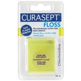 Curasept Zahnseide ungewachst ultrafein mit CHX 50 m