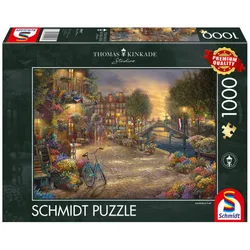 Schmidt Spiele - Erwachsenenpuzzle - Amsterdam, 1000 Teile Puzzle