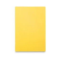 HENDI Schneidebrett hygienisch, HACCP, 600 x 400 x 18 mm 825655 , Farbe: gelb