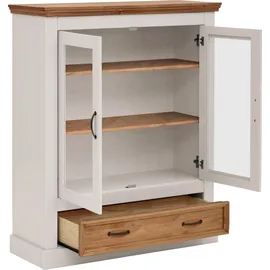 OTTO home Vitrine Selma Highboard 100 x 38 x 120 cm Weiß