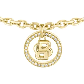 Boss DOUBLE B DIVINE Armkette gold Edelstahl 1580807 Größe 18