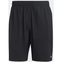 Adidas Solid CLX Classic-Length Badeshorts Black / Lucid Lemon L