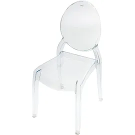 Beliani Esszimmerstuhl 2er Set Transparent