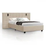Juskys Polsterbett Luzano - Beige