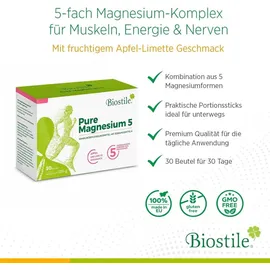 Biostile Pure Magnesium Beutel 30 St.
