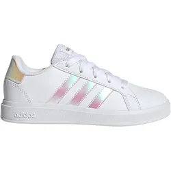 adidas Grand Court Lace Tennis Sneaker Kinder GY2326 - cloud white/iridescent/cloud white 35.5
