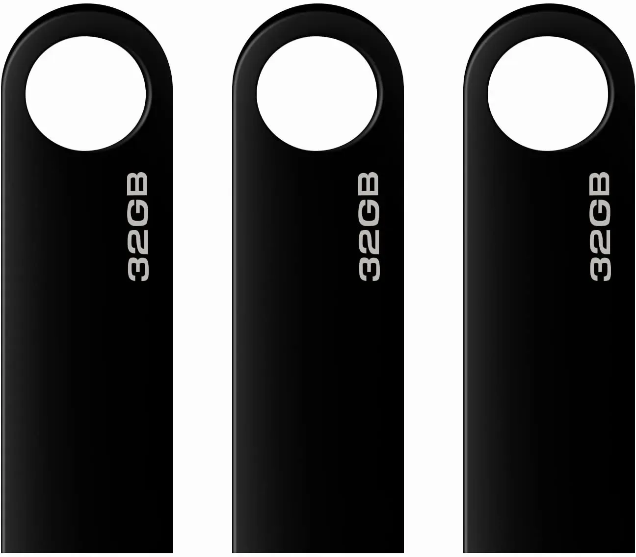 USB Stick 32gb,3 Stück Mini USB-Sticks 32gb mit Schlüsselanhänger Speicherstick USB 2.0 Flash Drive USB-Flash-Laufwerk 32 GB (Wasserfest)