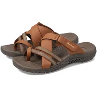 Skechers Damen Reggae-Sonntagsspaziergang Flipflop, Braun, 38 EU - 38 EU