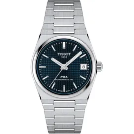 TISSOT PRX Automatik Blau Leder 35 mm T137.207.11.041.00