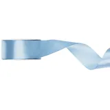 Satin Geschenkband himmelblau hellblau 25m 38mm breit