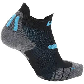 Uyn Run 2IN Socken Black/Turquoise 45-47