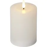 Star Trading LED-Wachskerze 13 cm weiß