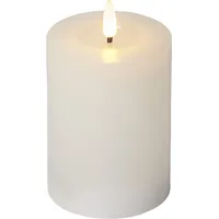 Star Trading LED-Wachskerze 13 cm weiß