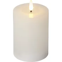 Star Trading LED-Wachskerze 13 cm weiß