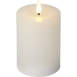 Star Trading LED-Wachskerze 13 cm weiß
