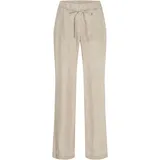 MAC Leinenhose mit Bindegürtel Modell 'Chiara', beige 38/32
