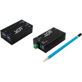 Exsys EX-1181HMS - USB 3.2 Gen1 HUB 4-Port Industrie-Hub, 15KV ESD Überspannungsschutz