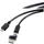 Renkforce USB-Kabel USB 2.0 USB-C® Stecker, USB-Micro-B Stecker 1.80 m Schwarz Gesamtschirm RF-5720396