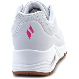 SKECHERS Uno - Stand on Air Weiß/Hot Rosa 36