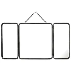 vente-unique Wandspiegel 60 x 112 cm Grau/Silber