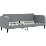 vidaXL Tagesbett Hellgrau 80x200 cm Stoff1843713