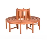 deluke Baumbank 160 x 91 x 160 cm Natur