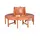 deluke Baumbank 160 x 91 x 160 cm Natur
