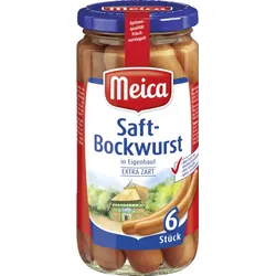 Meica 6 Saft-Bockwürste 380G