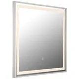 GLOBO Spiegelleuchte LED dimmbar Kaltweiß/Warmweiß/Neutralweiß/Tageslichtweiß 50x50 cm
