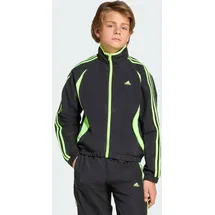 adidas Teamgeist Track Top - Black / Signal Green - 164
