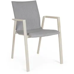 Gartenstuhl Odeon aus Aluminium, Pelikan