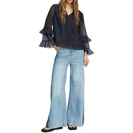 Comma, Comma Damen Shirt 2180231 Blue 44 - 44