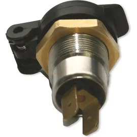 IWH DIN Einbausteckdose Metal mit Deckel Belastbarkeit Strom max.=16 A 12 V, 24 V