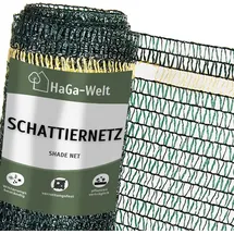 Haga® Schattiernetz Sichtschutznetz Gewächshaus- netz HaGa 60% 2m Höhe (Meterware)