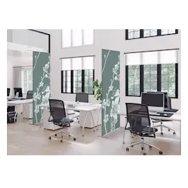 Showdown Displays Raumteiler 85x200cm Kirschblüte gn