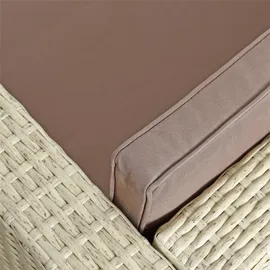 Estexo Polyrattan Lounge Set Gartenset beige
