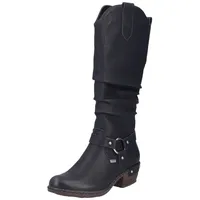 Rieker Damen 93670 Hochschaftstiefel, schwarz 00, 38