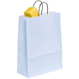 VP 50 VP Papier-Tragetaschen Toptwist hellblau 32,0 x 42,0 cm