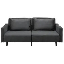 Schlafsofa Sandro Dunkelgrau Webstoff