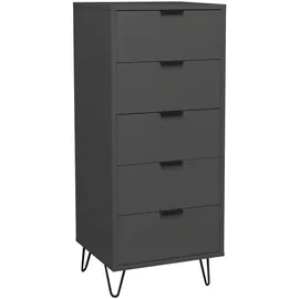 58 aufm Kessel Kommode Erna 51 x 123 x 45 cm Anthrazit
