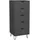 58 aufm Kessel Kommode Erna 51 x 123 x 45 cm Anthrazit
