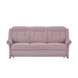 Polstermöbel Oelsa Einzelsofa mit Vorziehfunktion Andorra ¦ rosa/pink ¦ Maße (cm): B: 224 H: 102 T: 98.0