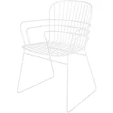 JAN KURTZ Ferly Armlehnenstuhl 56 x 57 x 81 cm weiß