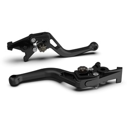 LSL Bremshebel BOW R49R, kurz,schwarz perlgestrahlt/anthrazit, schwarz-grau