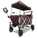 FUXTEC Fuxlife Luxus Bollerwagen FX-CTL950 Braun