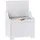 Homcom Aufbewahrungsbox 56,5 x 38 x 56 cm 1-tlg. Weiß