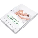 Wasserdichter Matratzenschoner 80x200 | 100% Frottee Baumwolle | wasserdichte Matratzenauflage mit Fixiergummi | Wasserundurchlässiger Matratzenschutz