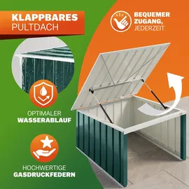 Gardebruk Mährobotergarage Pultdach Metall 89x90x54cm
