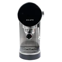 chiato Luna Style Siebträgermaschine silber